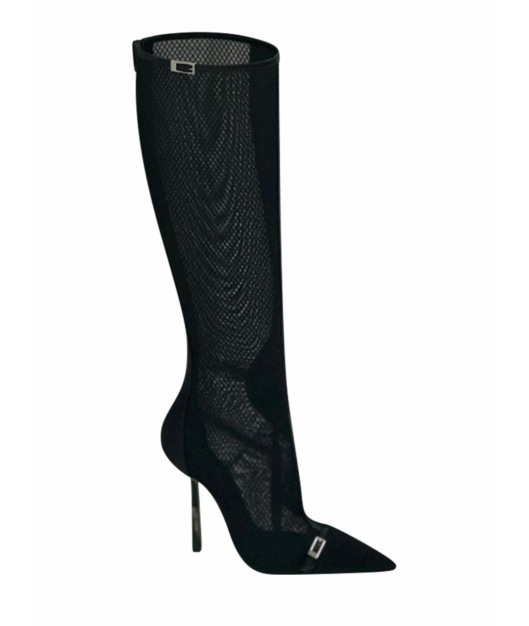 SAINT LAURENT Черные босоножки, фото 1