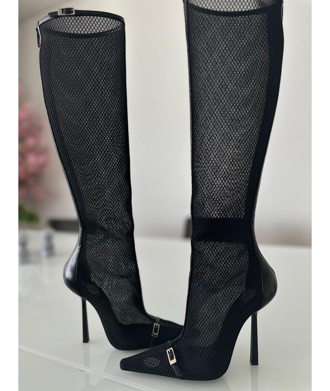 SAINT LAURENT Черные босоножки, фото 2