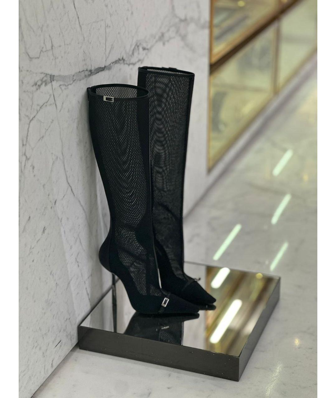 SAINT LAURENT Черные босоножки, фото 3