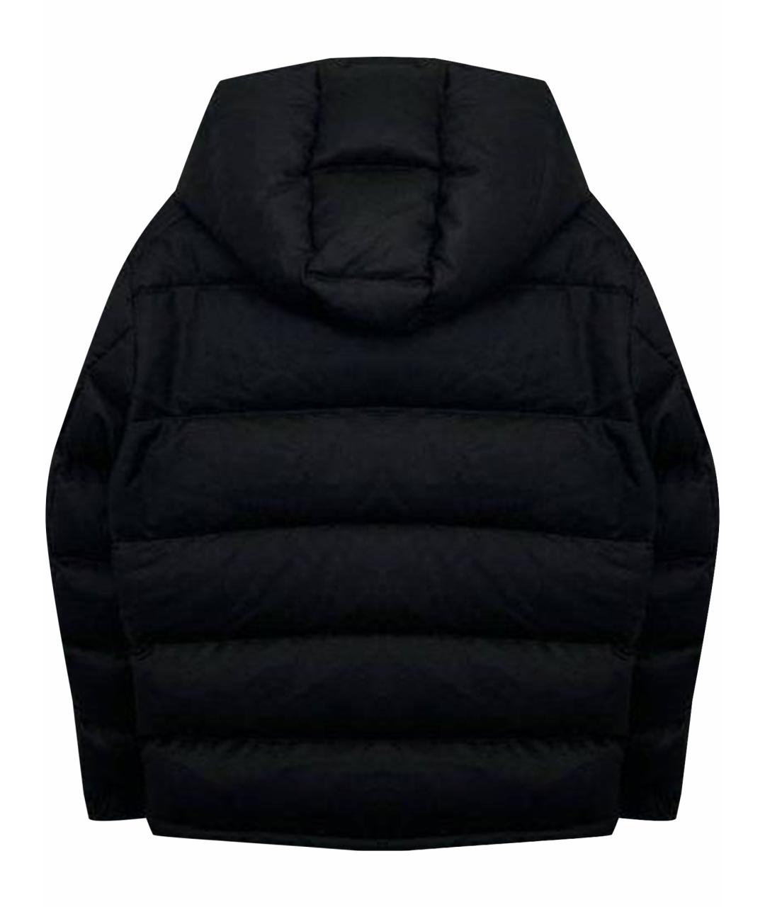 MONCLER Черный пуховик, фото 5