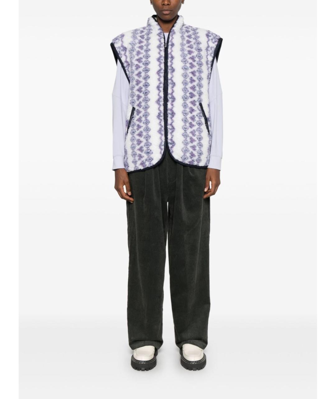 ISABEL MARANT Фиолетовая кашемировая жилетка, фото 3