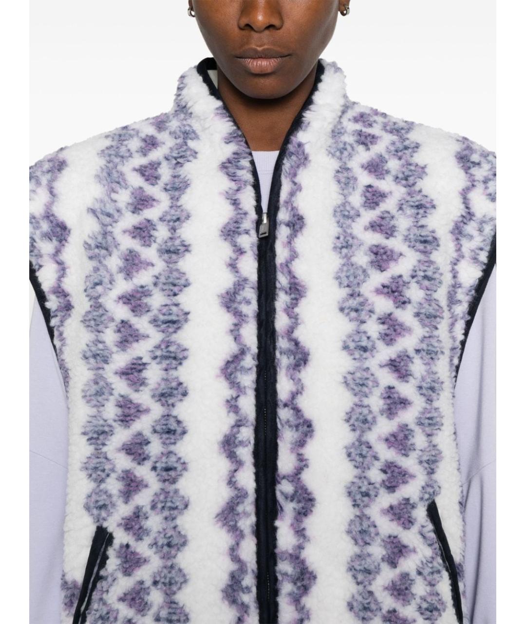 ISABEL MARANT Фиолетовая кашемировая жилетка, фото 2