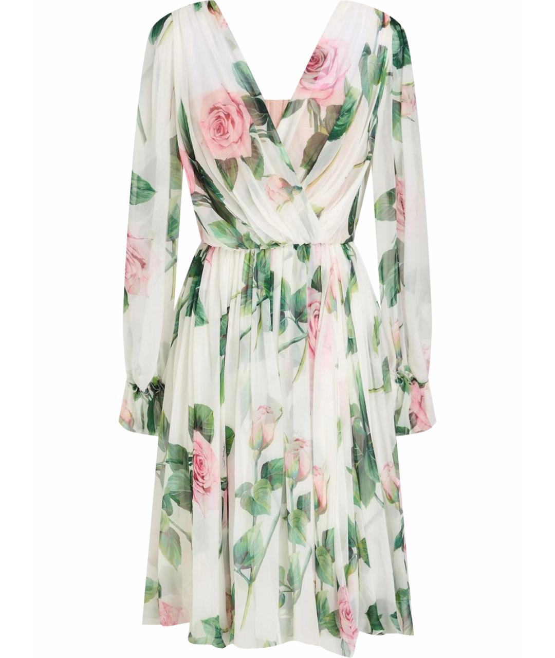 DOLCE&GABBANA Мульти коктейльное платье, фото 1
