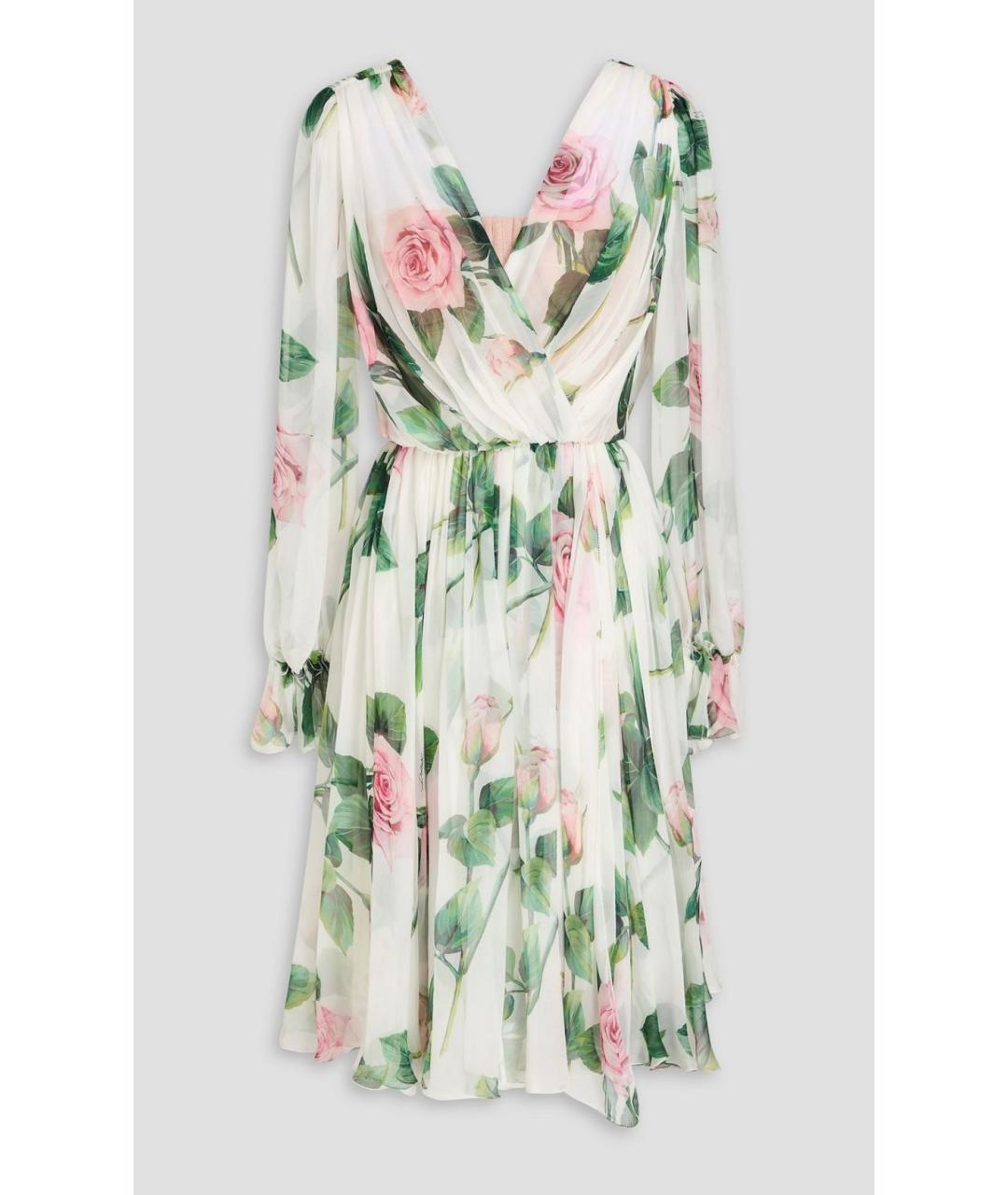 DOLCE&GABBANA Мульти коктейльное платье, фото 6