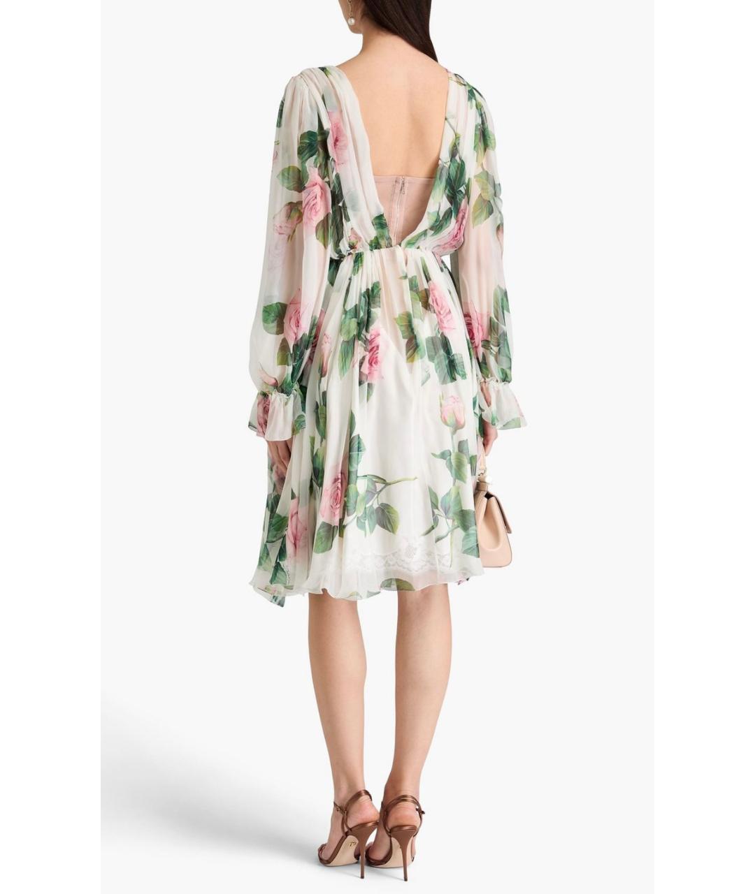 DOLCE&GABBANA Мульти коктейльное платье, фото 3
