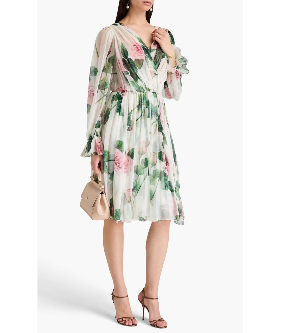 DOLCE&GABBANA Мульти коктейльное платье, фото 2
