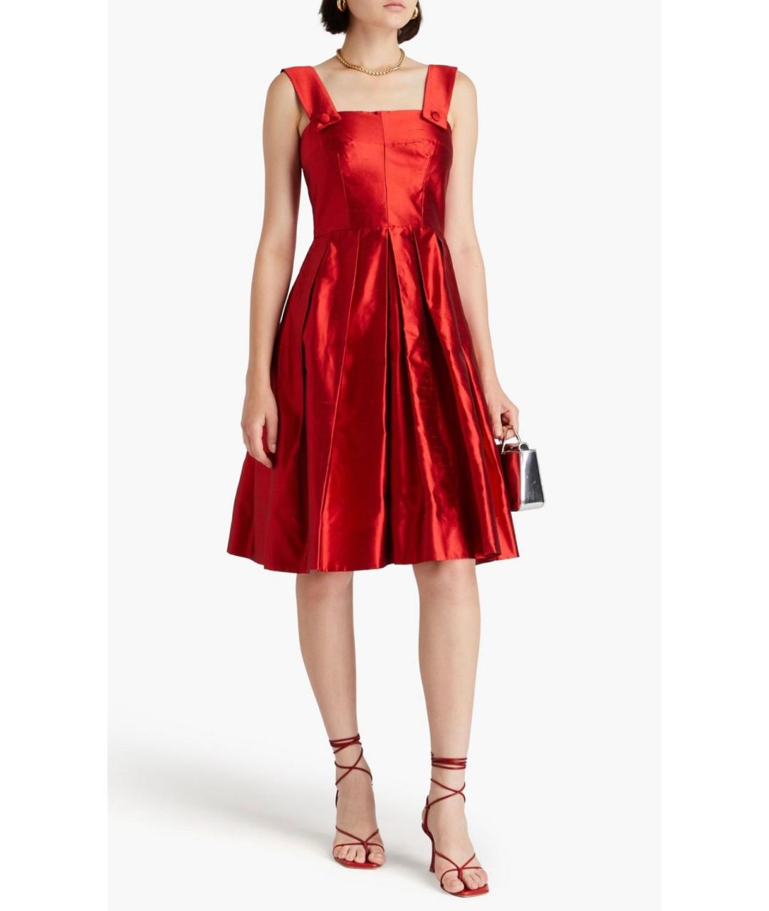 DOLCE&GABBANA Красное коктейльное платье, фото 2