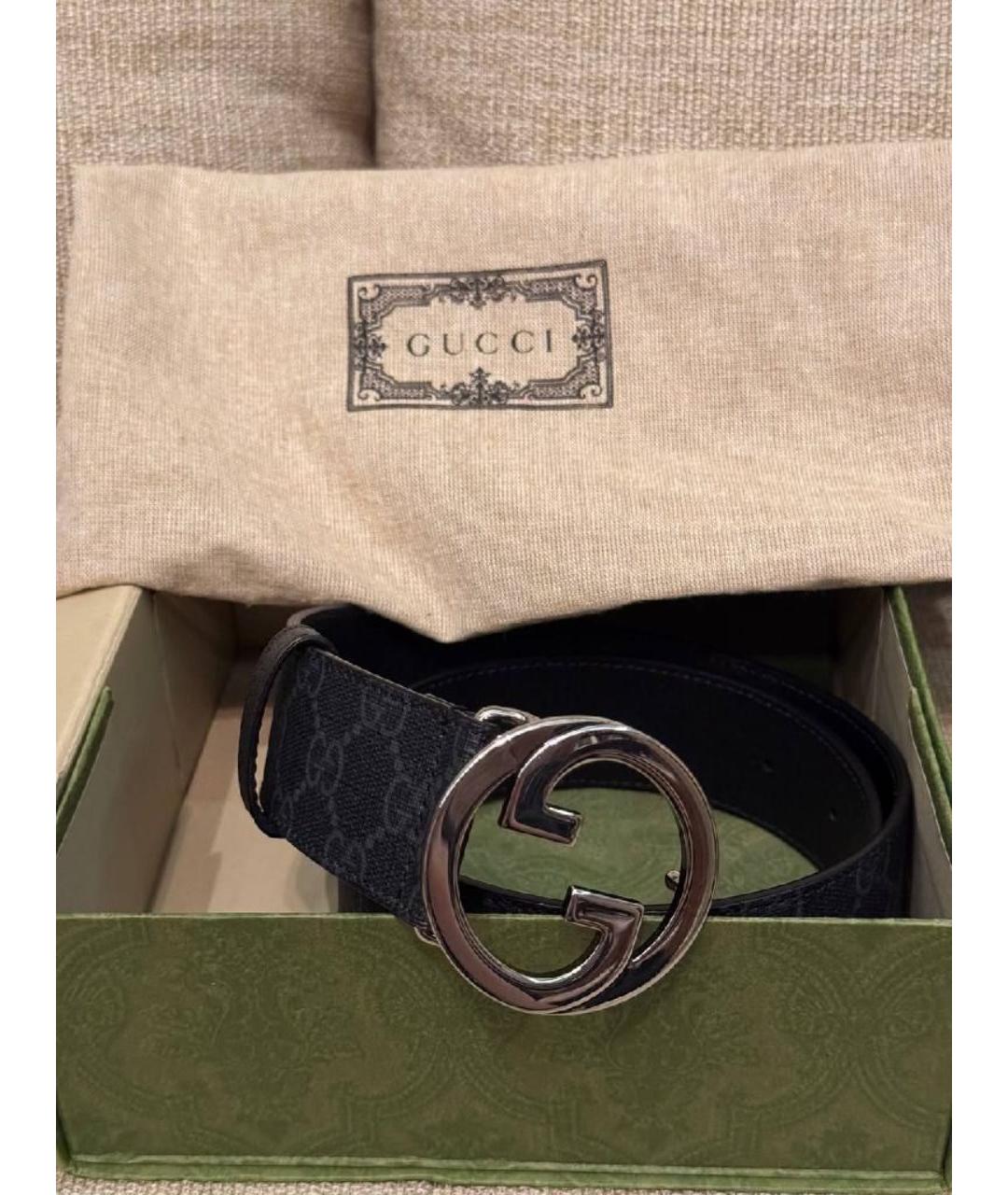 GUCCI Серый ремень, фото 2