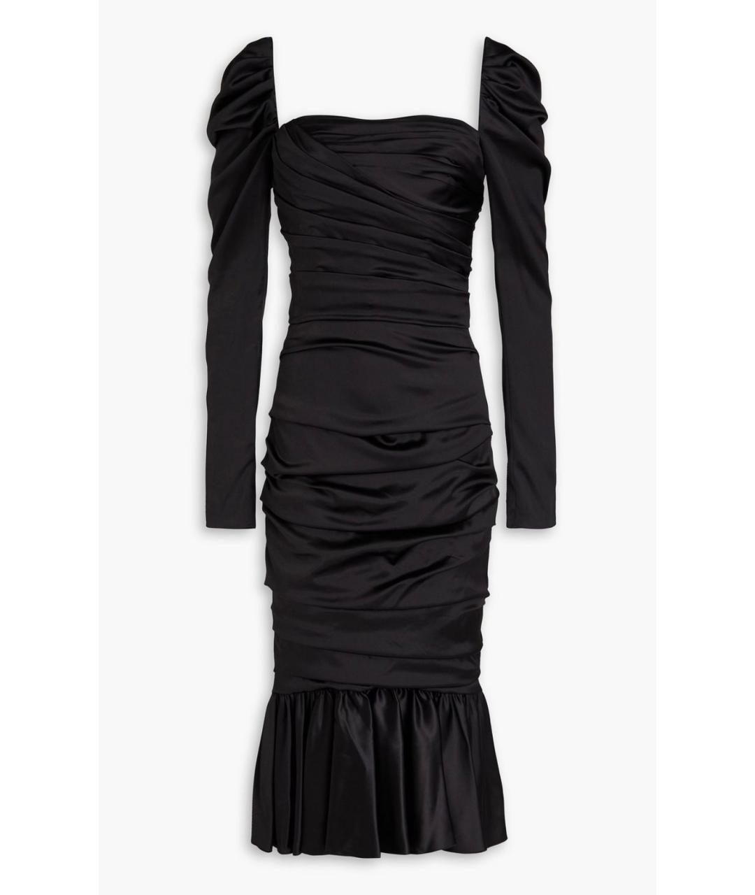 DOLCE&GABBANA Черное коктейльное платье, фото 4