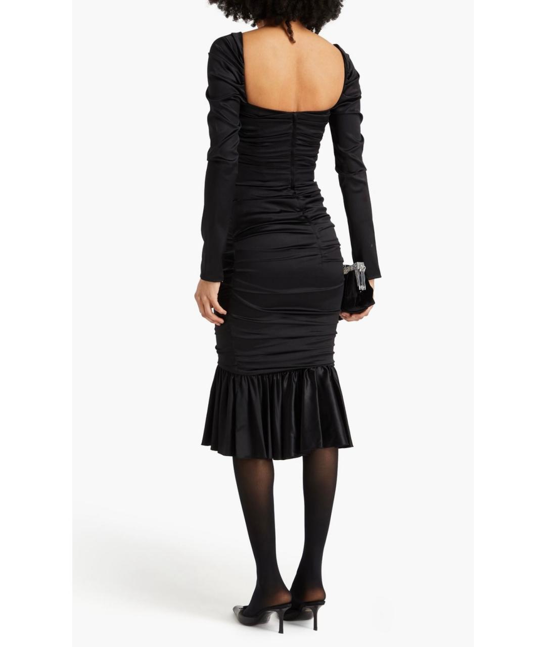 DOLCE&GABBANA Черное коктейльное платье, фото 3