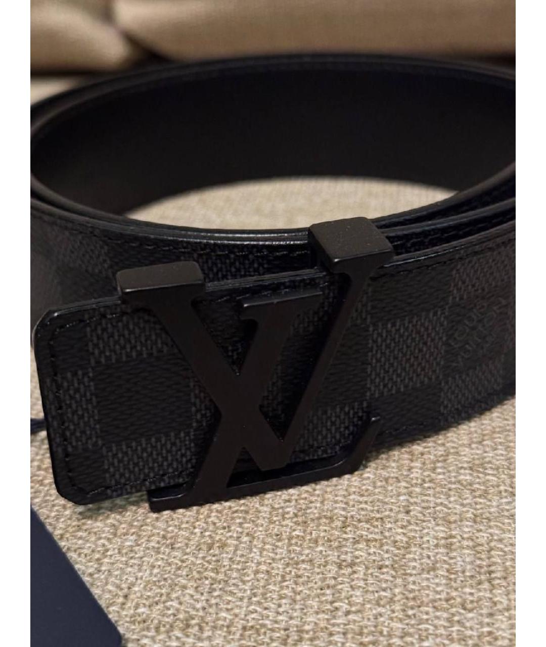 LOUIS VUITTON Темно-синий ремень, фото 2