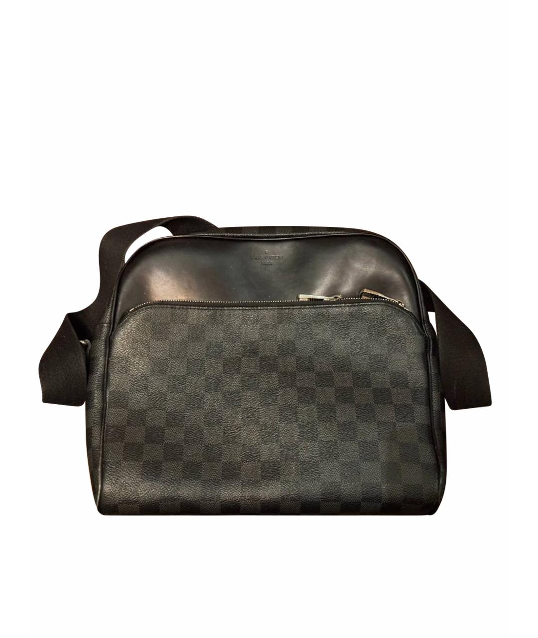 LOUIS VUITTON Черная сумка на плечо, фото 1