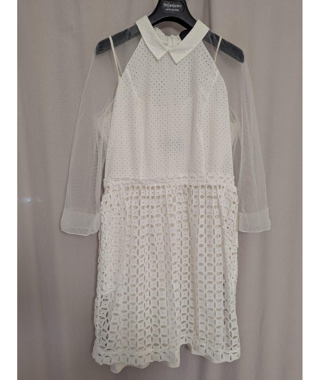 SIMONE ROCHA Белое хлопковое коктейльное платье, фото 10