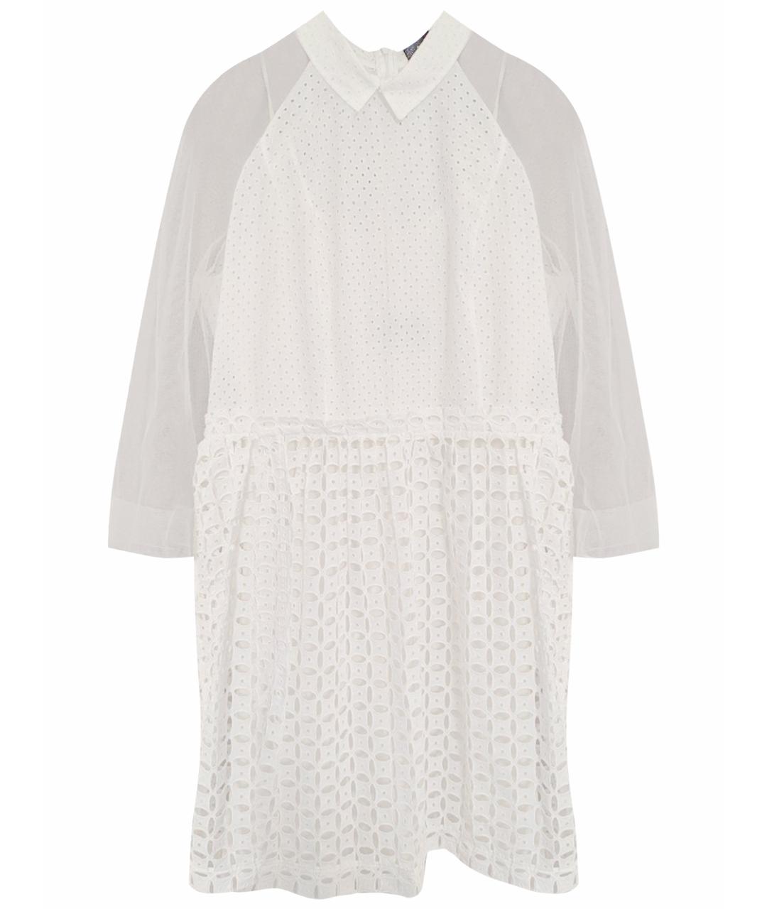 SIMONE ROCHA Белое хлопковое коктейльное платье, фото 1