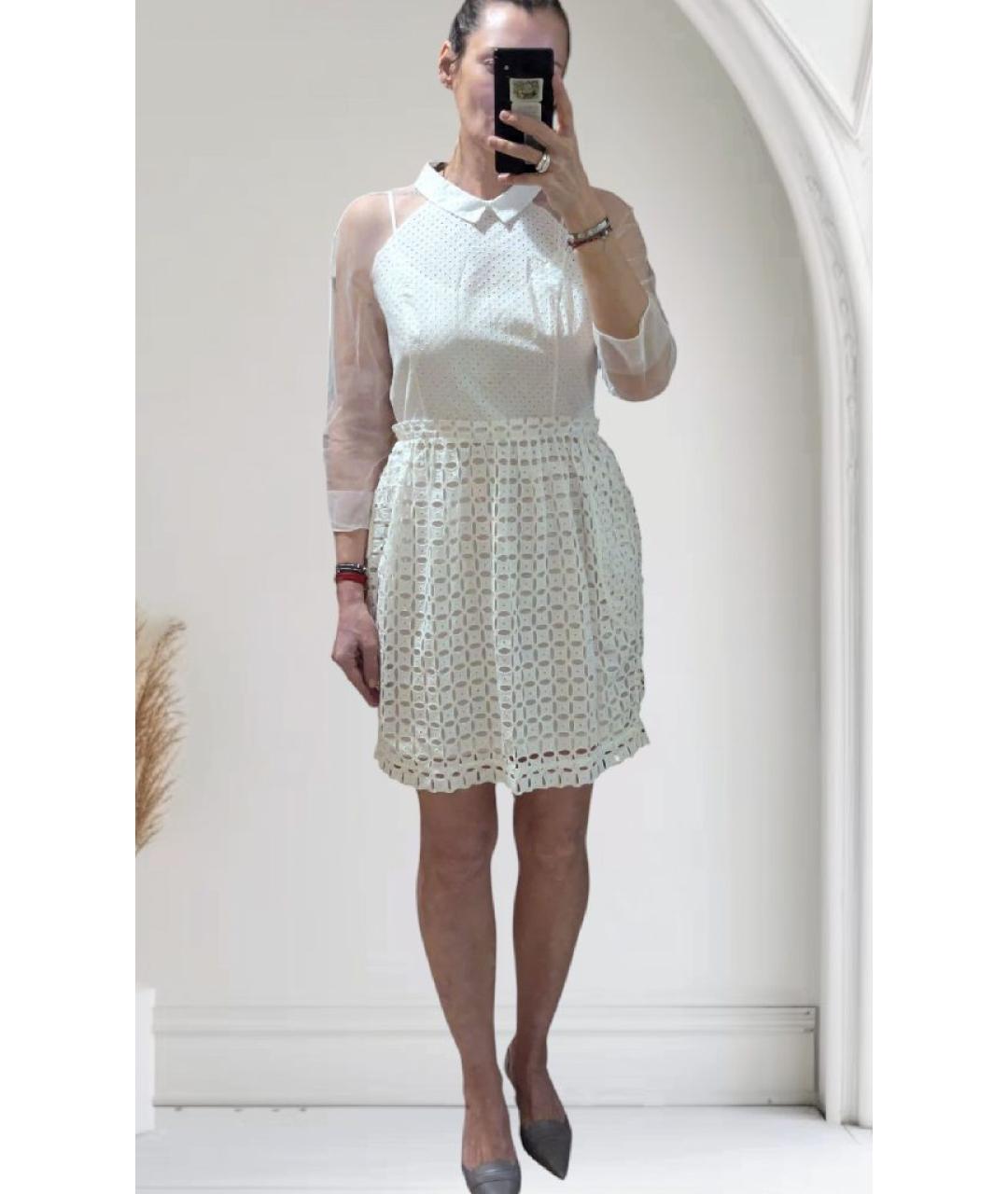SIMONE ROCHA Белое хлопковое коктейльное платье, фото 9