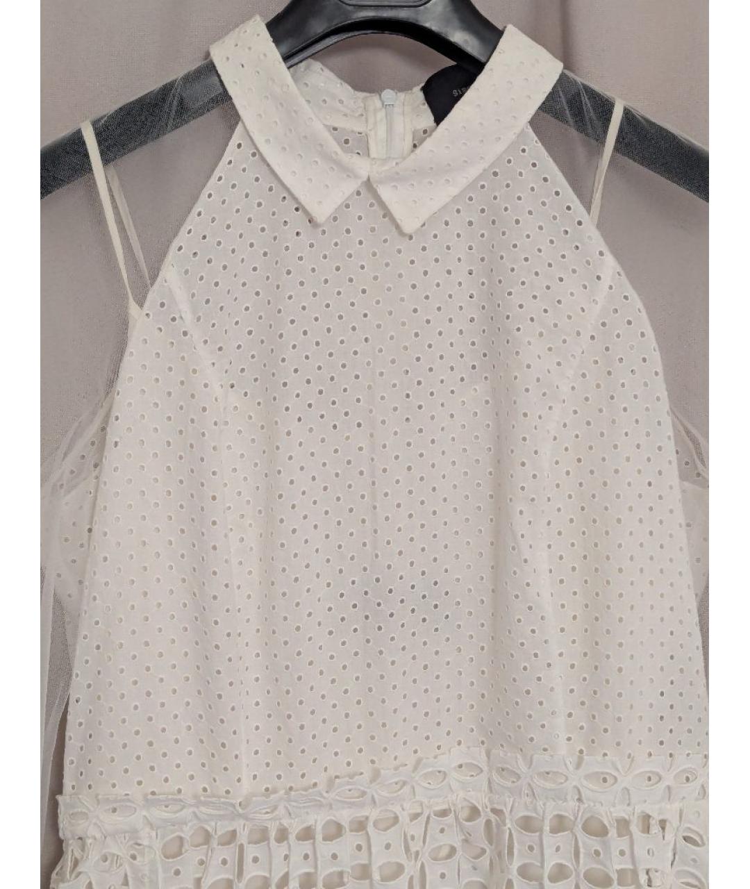 SIMONE ROCHA Белое хлопковое коктейльное платье, фото 5