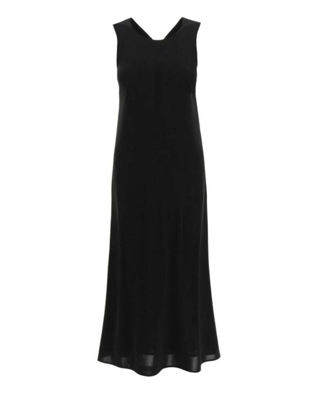 MAX MARA Черное ацетатное повседневное платье, фото 6