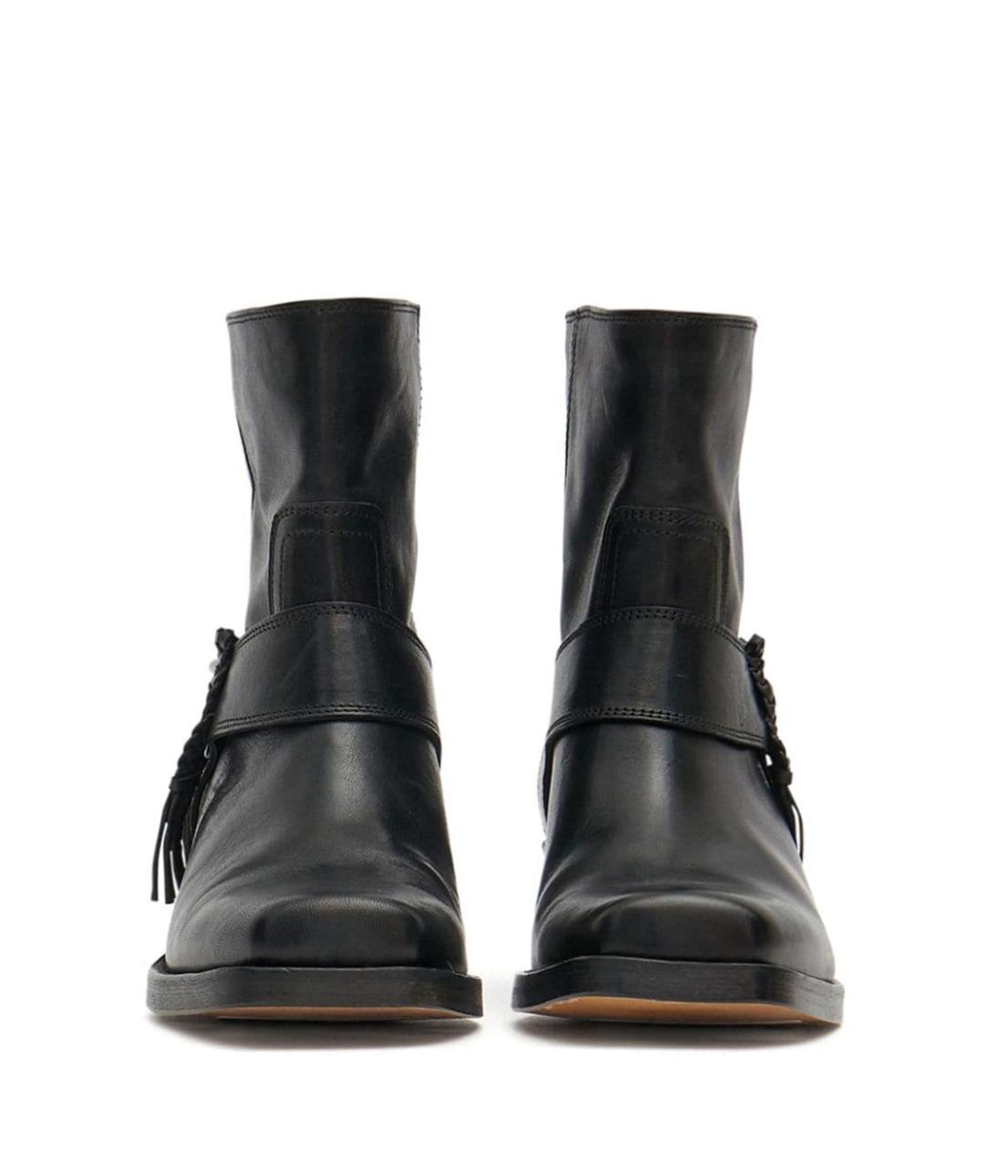 ISABEL MARANT Черные кожаные ботинки, фото 4