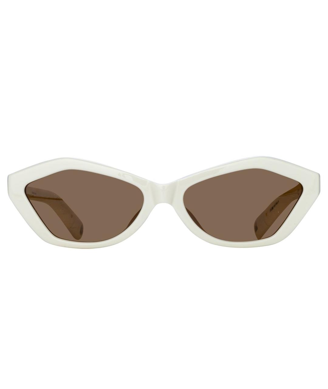 JACQUEMUS Белые солнцезащитные очки, фото 2