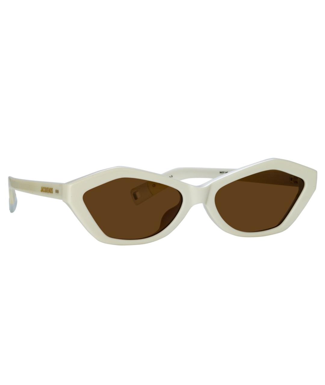JACQUEMUS Белые солнцезащитные очки, фото 1
