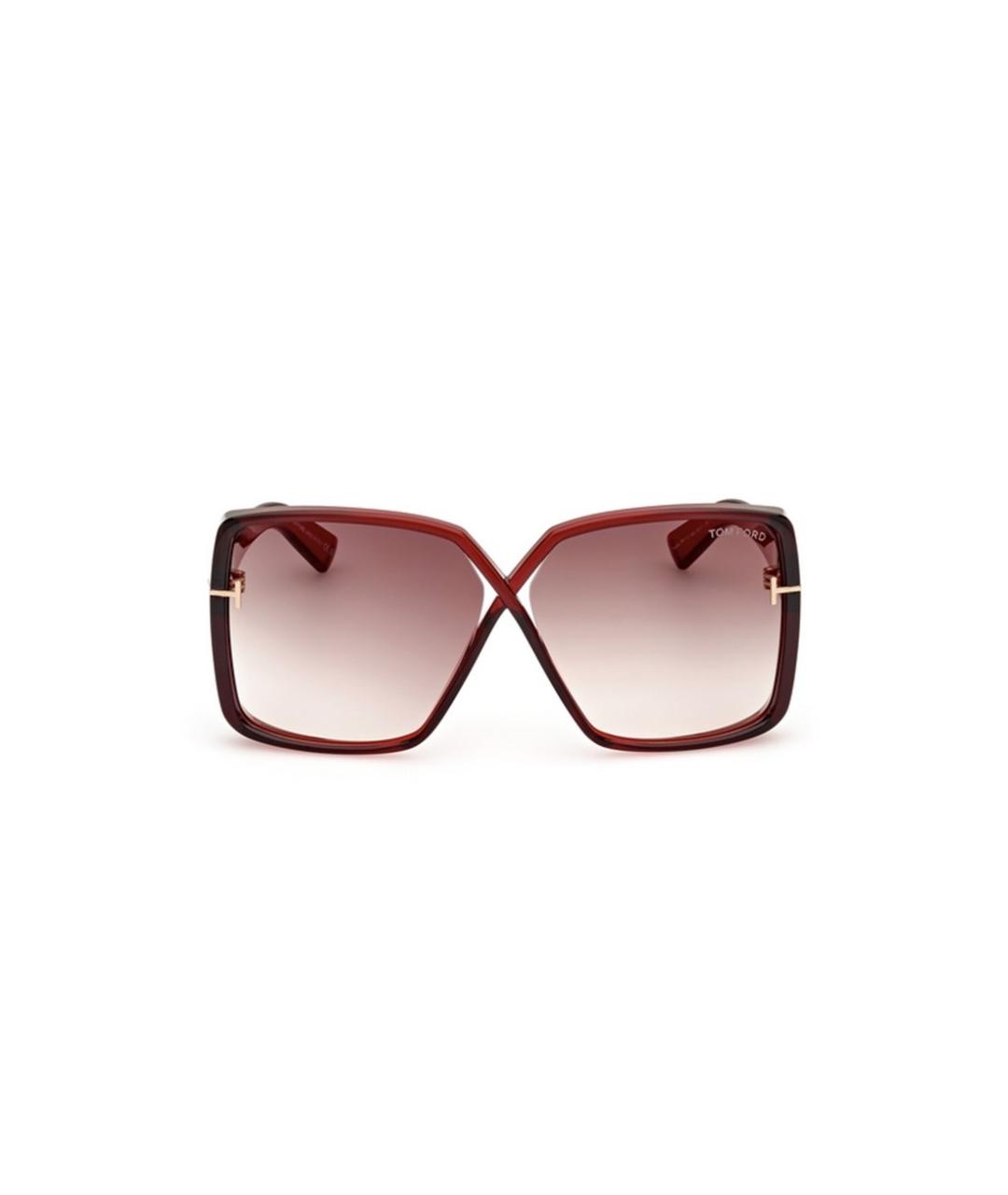 TOM FORD Красные солнцезащитные очки, фото 3