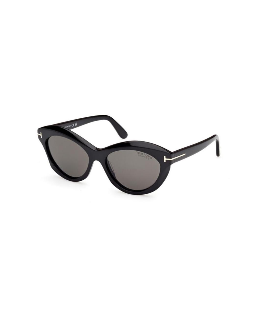 TOM FORD Черные солнцезащитные очки, фото 1