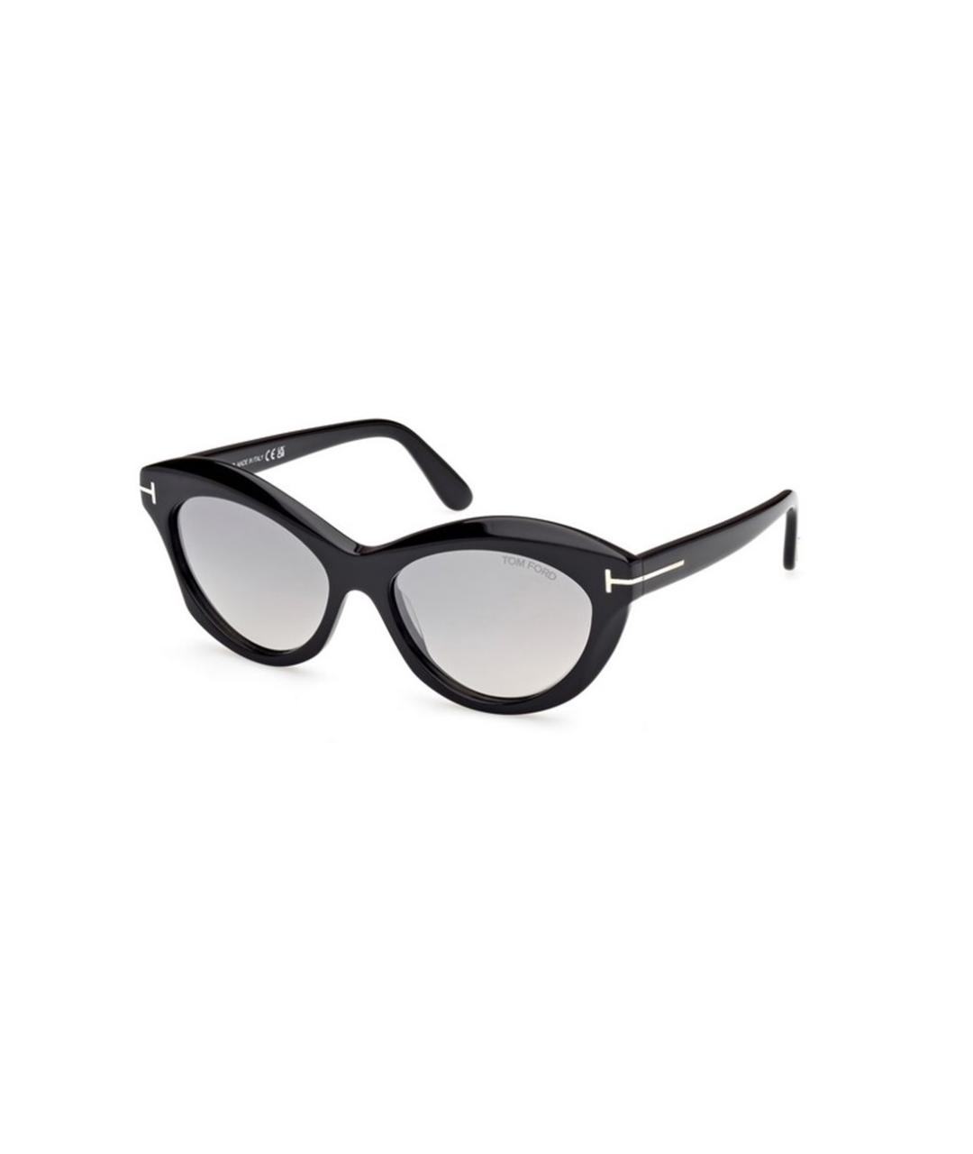 TOM FORD Черные солнцезащитные очки, фото 1
