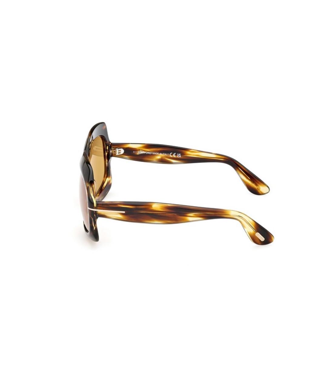 TOM FORD Коричневые солнцезащитные очки, фото 2