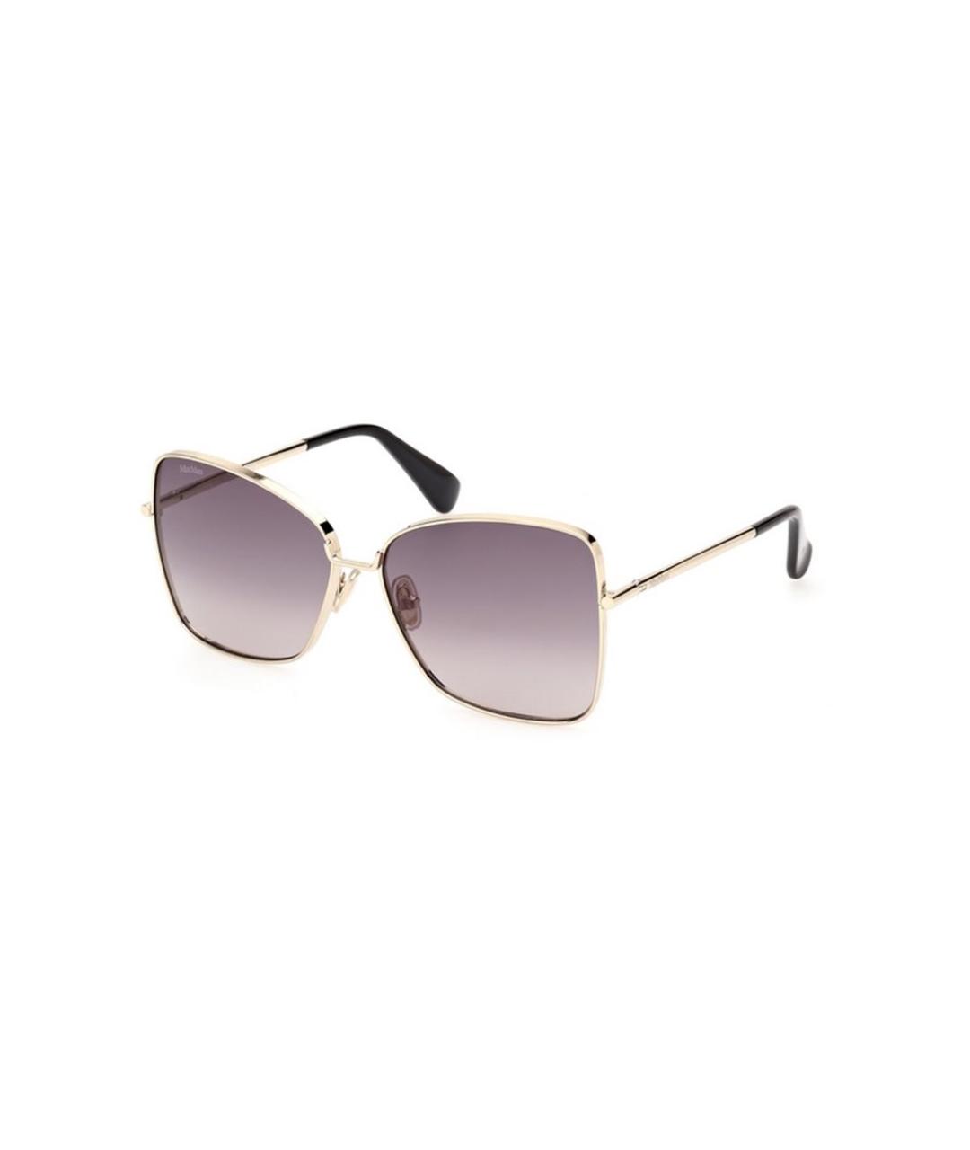 MAX MARA Золотые солнцезащитные очки, фото 1