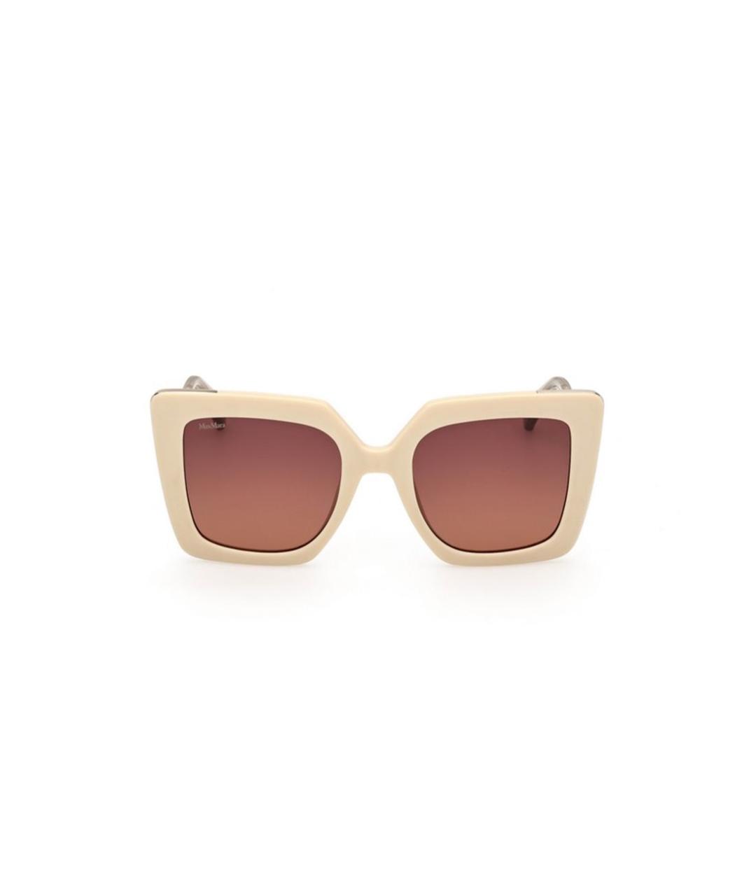 MAX MARA Бежевые солнцезащитные очки, фото 3