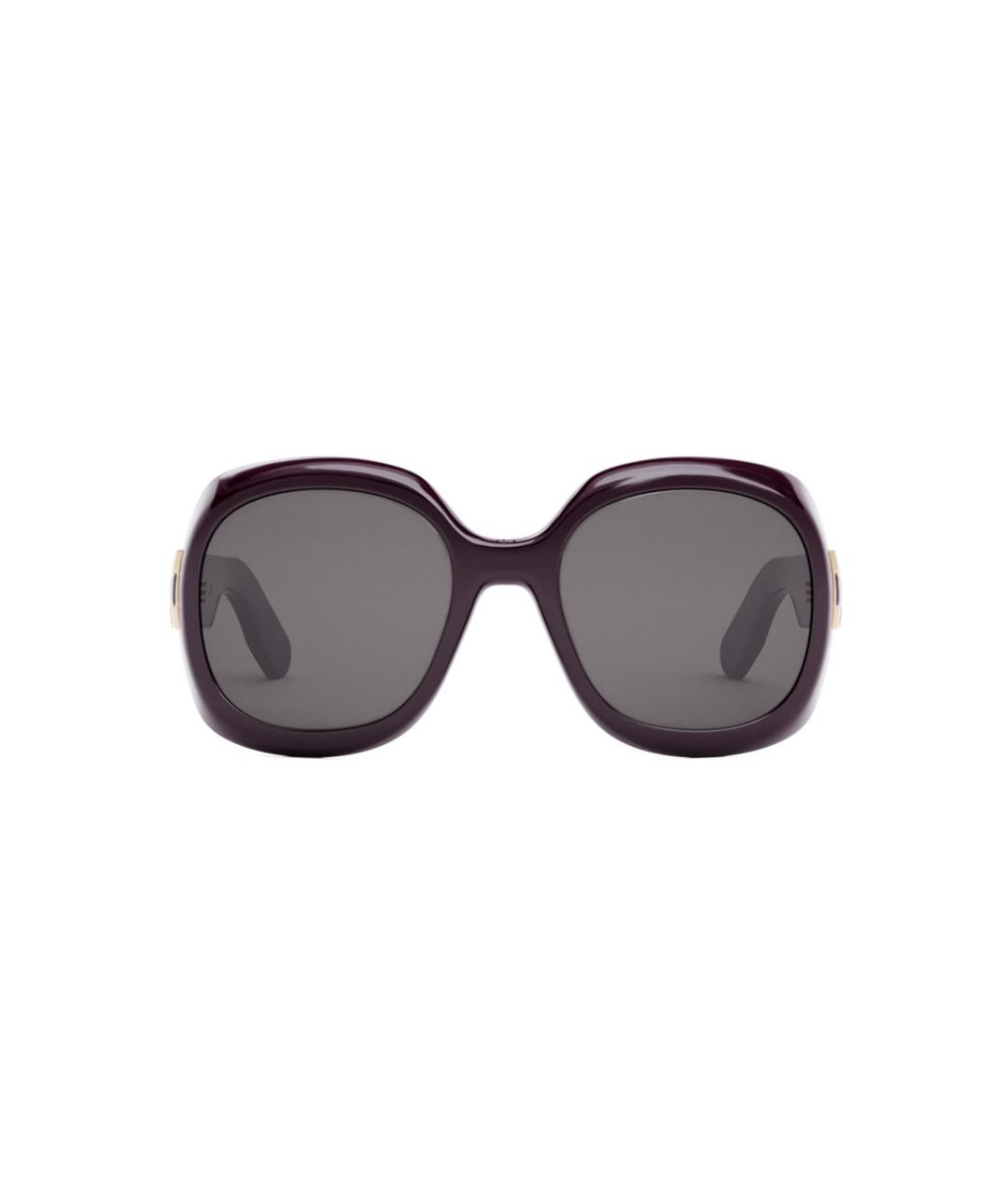 CHRISTIAN DIOR Фиолетовые солнцезащитные очки, фото 2