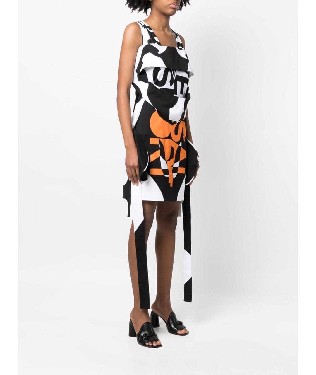 BURBERRY Мульти хлопковое повседневное платье, фото 3