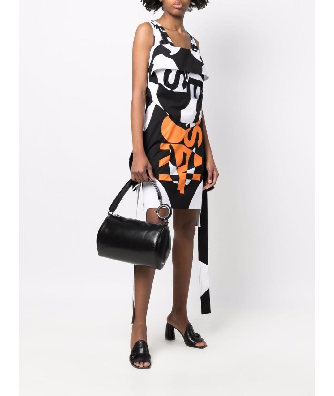 BURBERRY Мульти хлопковое повседневное платье, фото 2