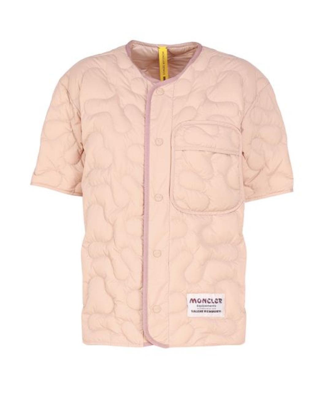 MONCLER Розовая кэжуал рубашка, фото 1