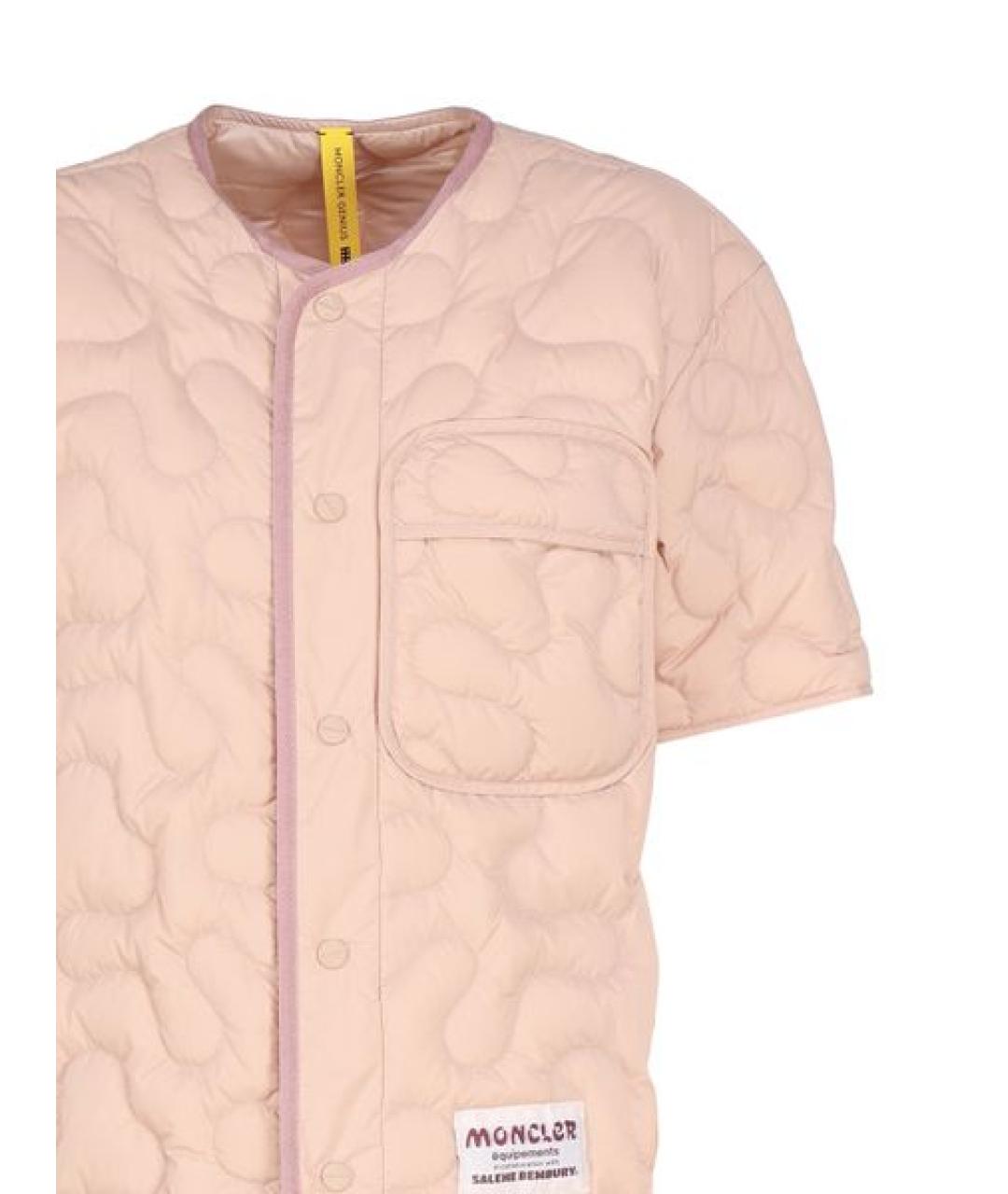 MONCLER Розовая кэжуал рубашка, фото 3
