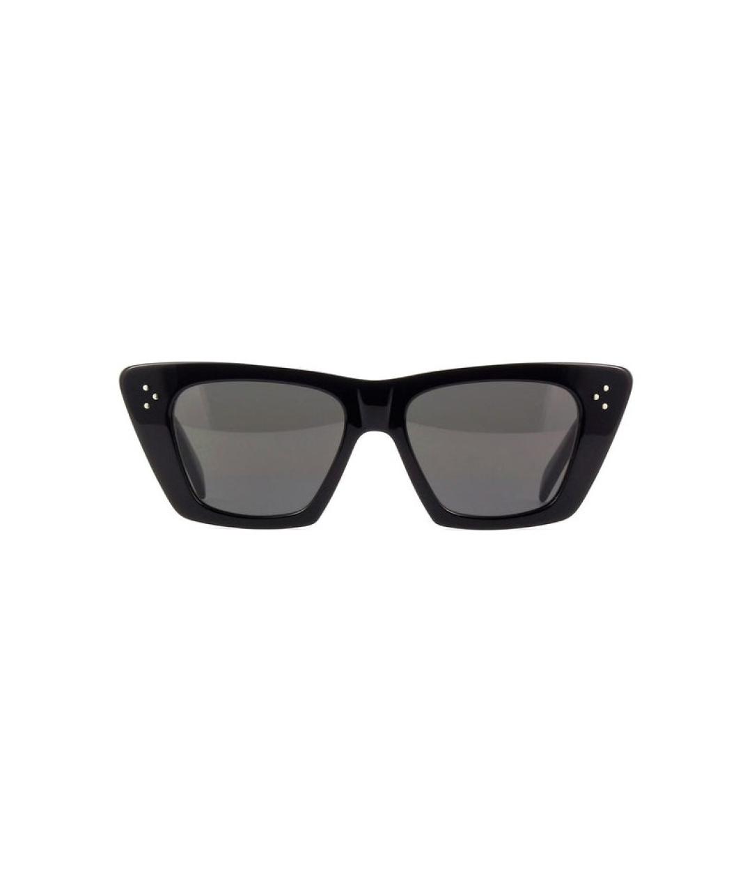 CELINE Черные пластиковые солнцезащитные очки, фото 2