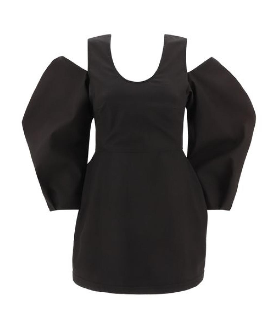 JIL SANDER Черная полиэстеровая блузы, фото 1