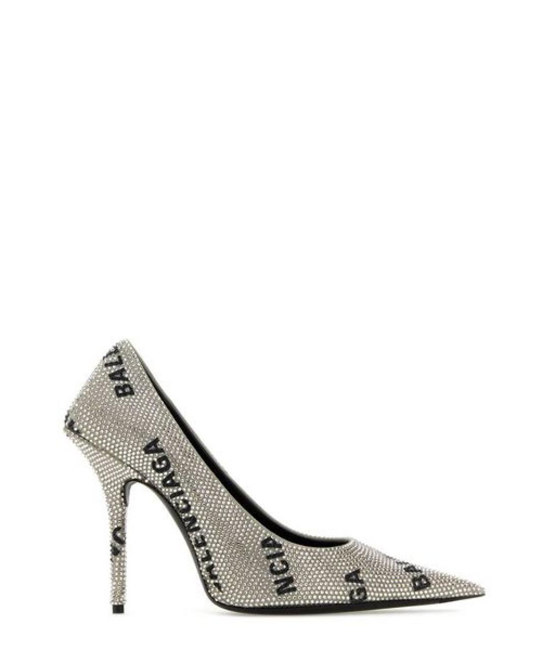 BALENCIAGA Серебряные туфли, фото 1