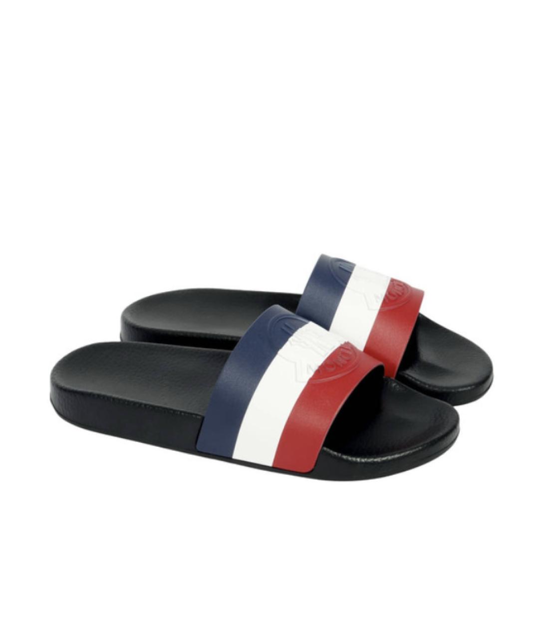 MONCLER Мульти шлепанцы, фото 2