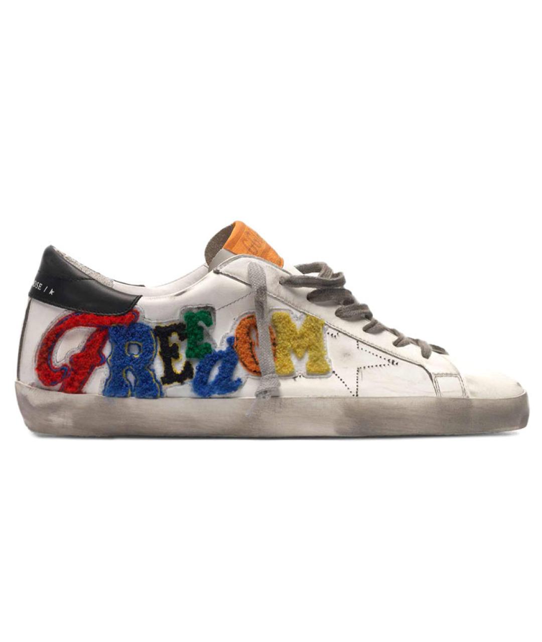 GOLDEN GOOSE DELUXE BRAND Белые низкие кроссовки / кеды, фото 1