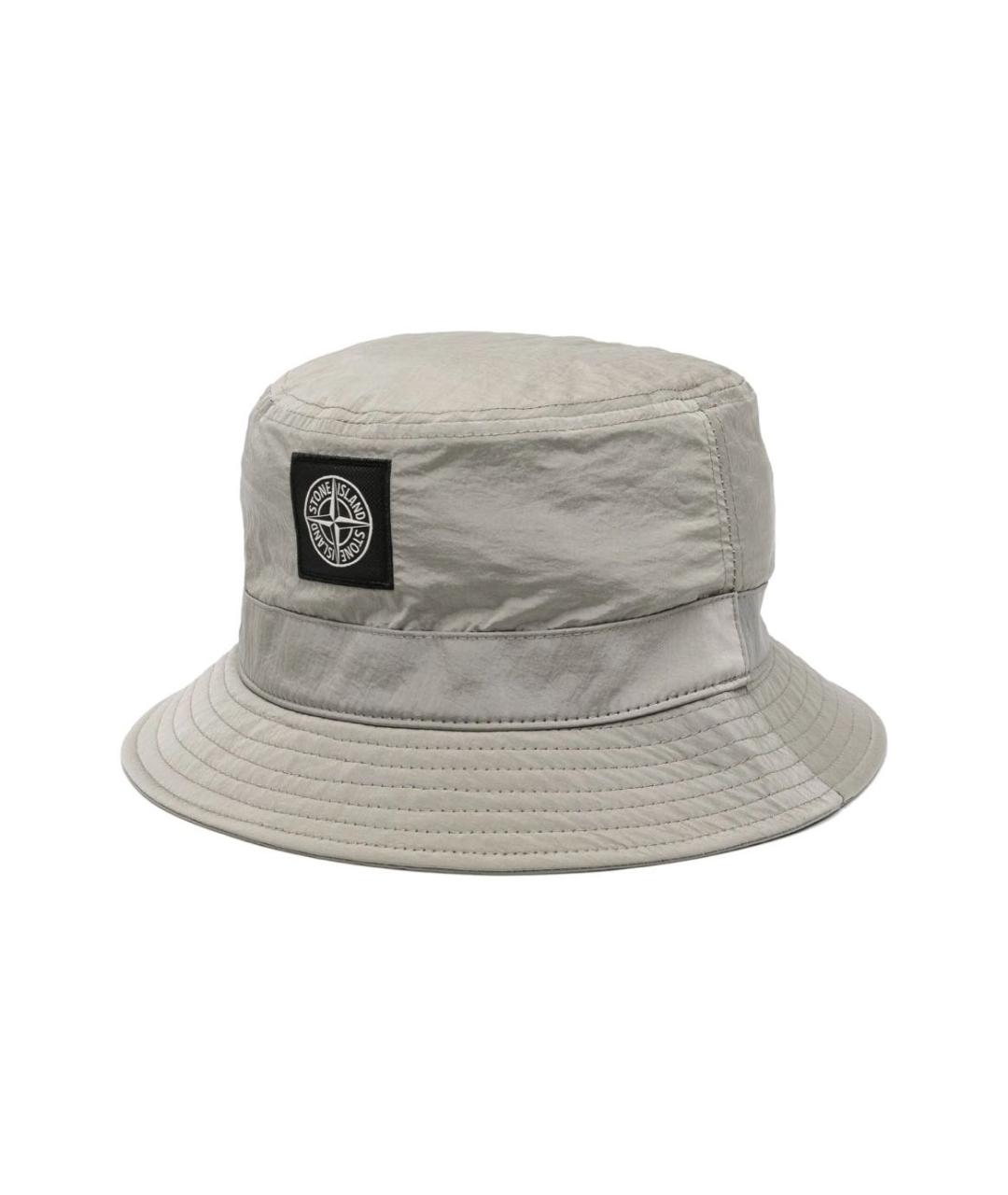 STONE ISLAND Серая хлопковая кепка/бейсболка, фото 1