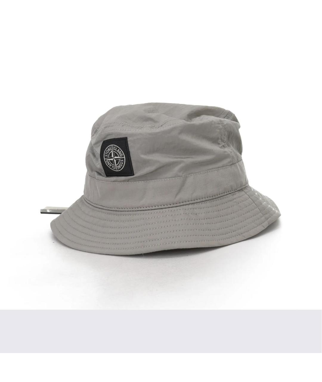 STONE ISLAND Серая хлопковая кепка/бейсболка, фото 3
