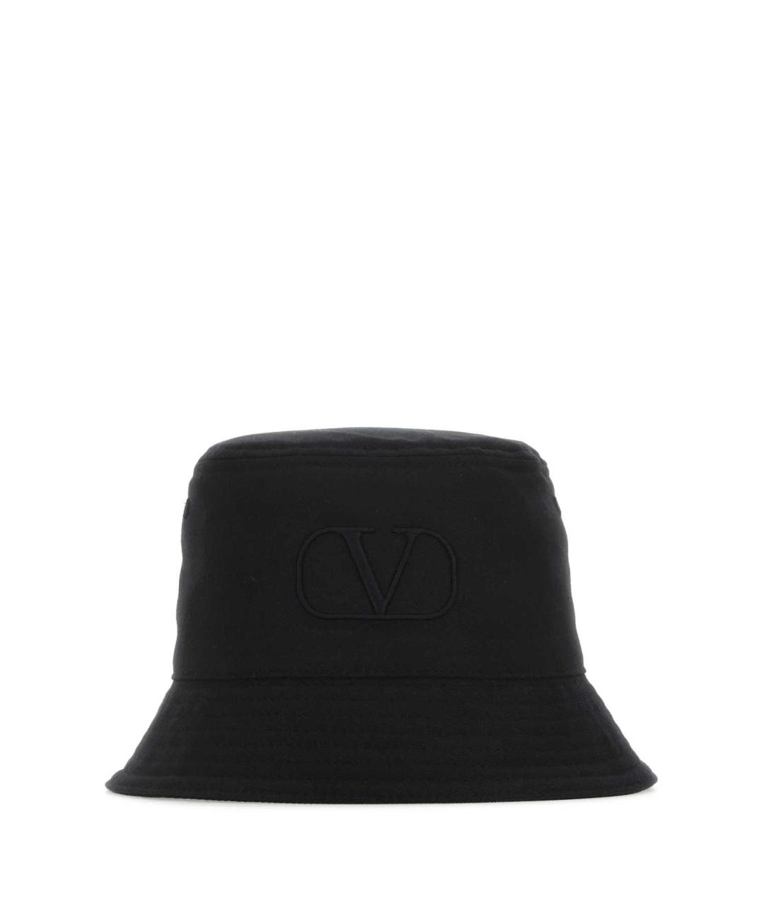 VALENTINO Черная хлопковая кепка/бейсболка, фото 1