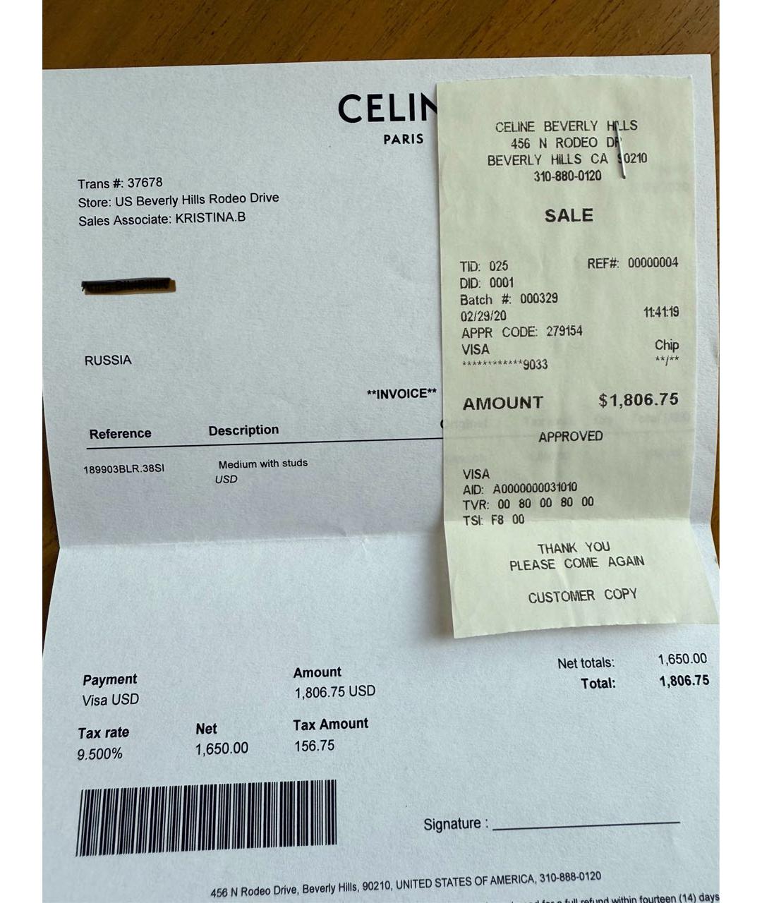 CELINE Черная кожаная сумка тоут, фото 4