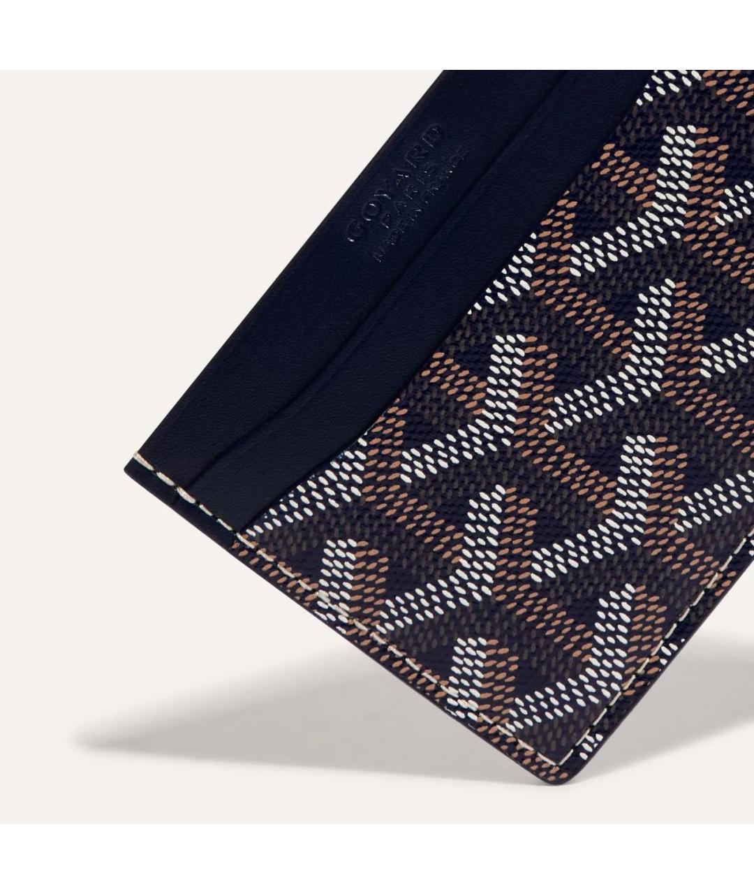 GOYARD Темно-синий кожаный кардхолдер, фото 2