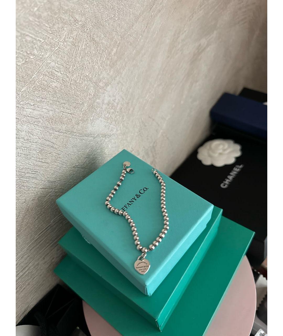 TIFFANY&CO Серебрянный серебряный браслет, фото 3