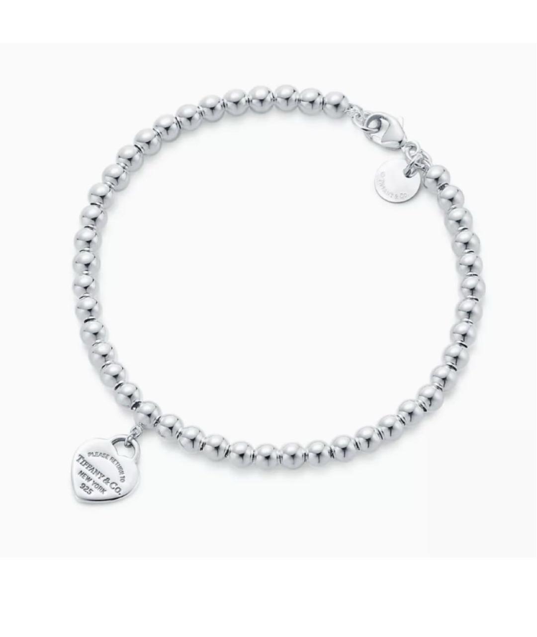 TIFFANY&CO Серебрянный серебряный браслет, фото 5