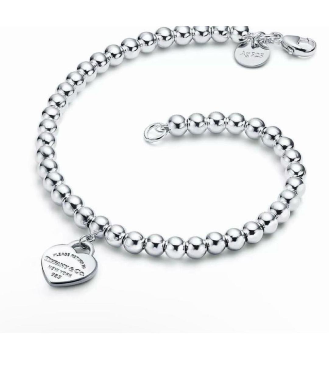 TIFFANY&CO Серебрянный серебряный браслет, фото 4