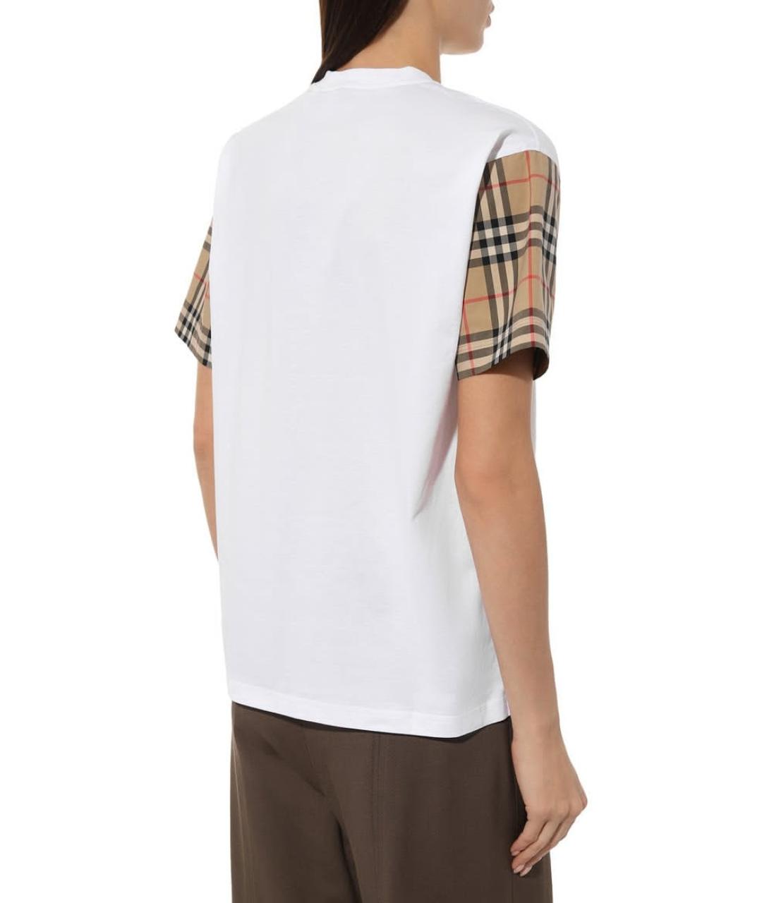 BURBERRY Белая футболка, фото 3