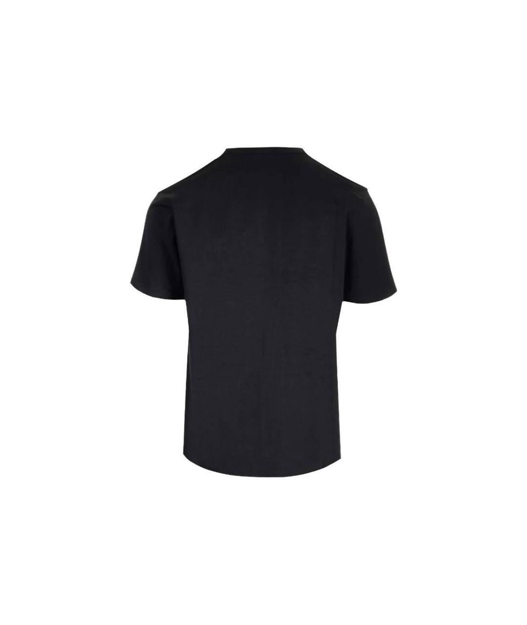 ACNE STUDIOS Черная хлопковая футболка, фото 2